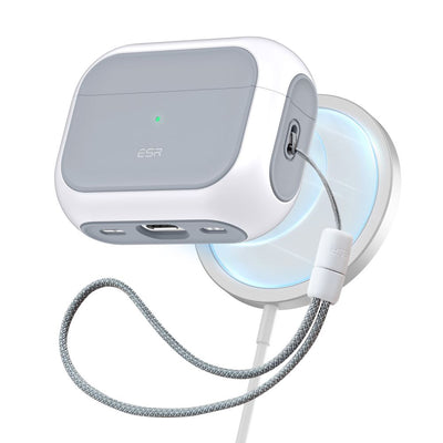 Husa ESR Orbit Halolock cu Magsafe pentru Apple AirPods Pro 1 / 2 - Alb