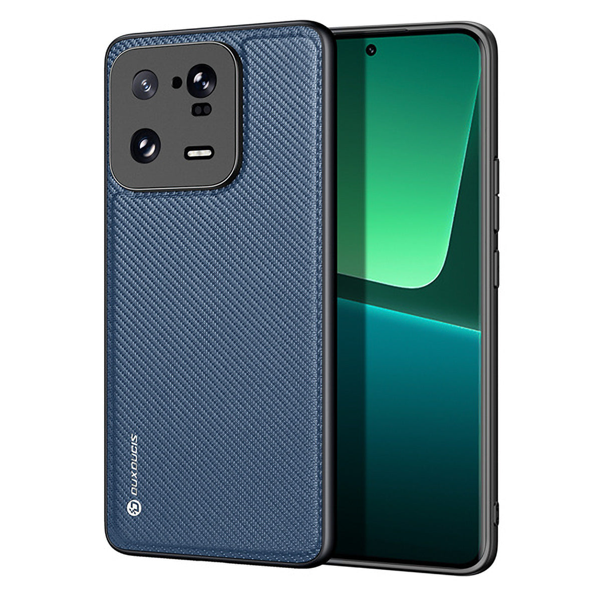 Husa Dux Ducis Fino pentru Xiaomi 13 Pro Cover cu Silicone Frame Albastru