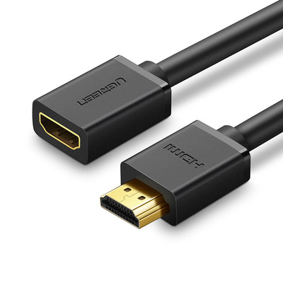 Cablu Ugreen Hd107 10141 Hdmi (Male) - Hdmi (Female) 4K 1m - Negru