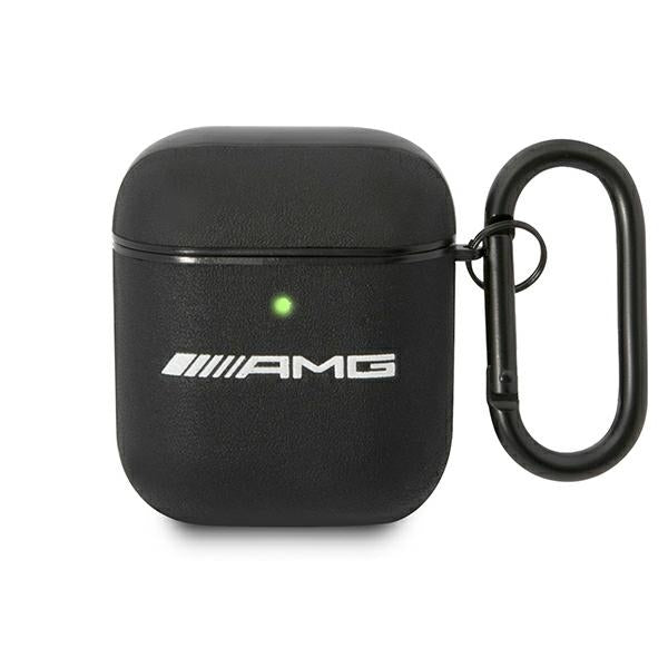 Husa AMG AirPods Cover Negru/Negru Leather