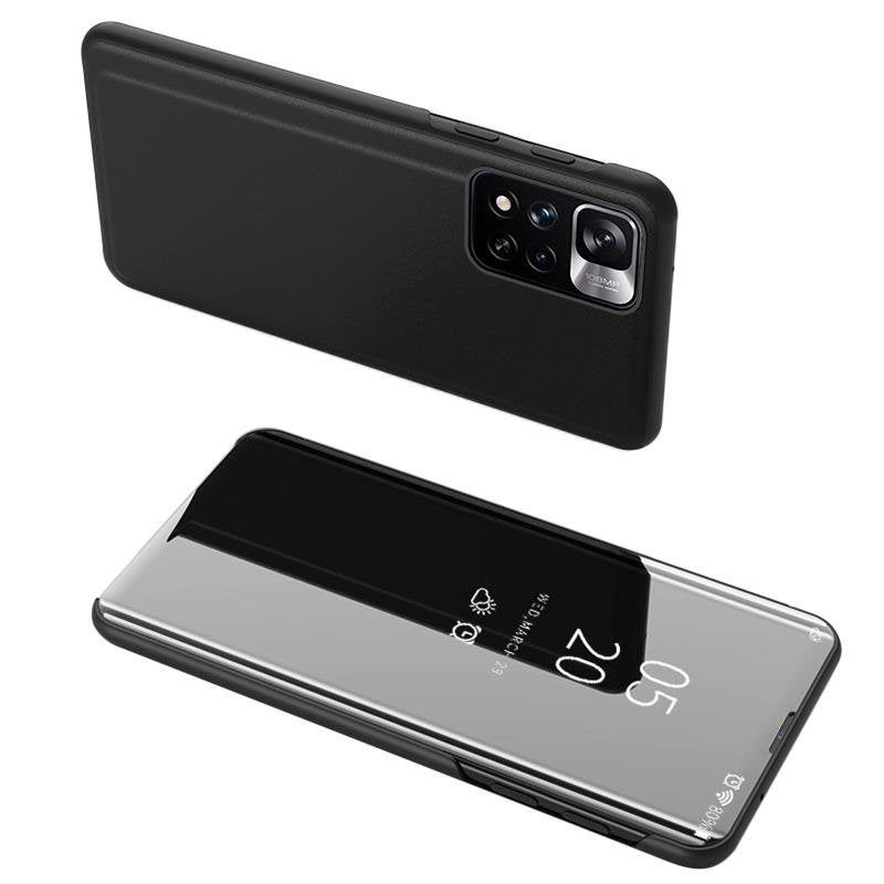 Husa Transparent View Cover pentru Realme C33 Flip Cover Negru