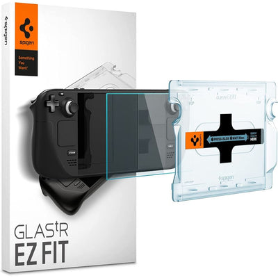 Folie Spigen Glas.tr EZ Fit sticla pentru Steam Deck