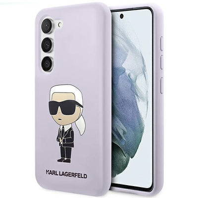 Husa Karl Lagerfeld S23+ S916 Hardcase Mov/Mov Silicone Ikonik
