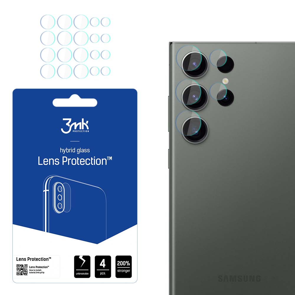 Folie Samsung Galaxy S23 Ultra - 3mk Lens Protection™