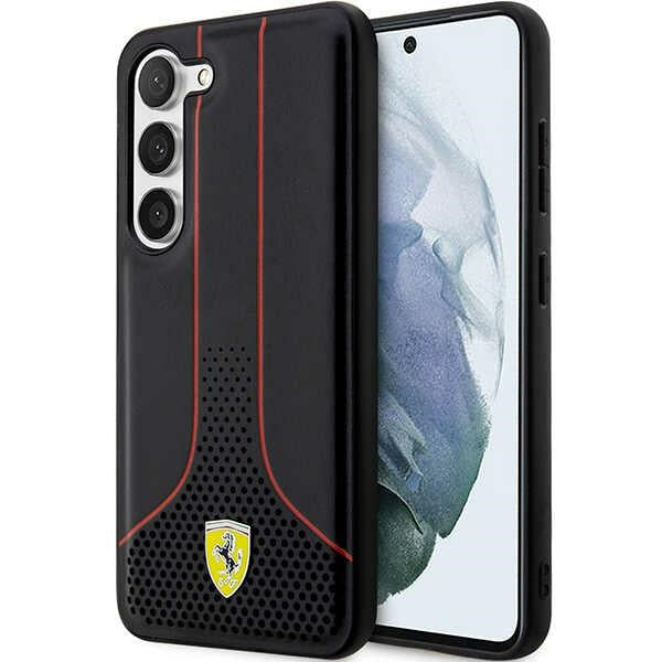 Husa Ferrari S23 S911 Negru/Negru Hardcase Perforated 296 P