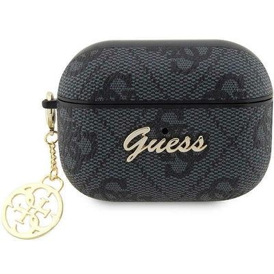 Husa Guess Guap2g4gsmk AirPods Pro 2 Cover Negru/Negru 4G Charm Collection