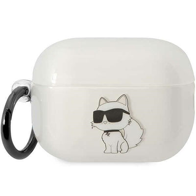 Husa Karl Lagerfeld AirPods Pro 2 Cover Transparent Ikonik Choupette