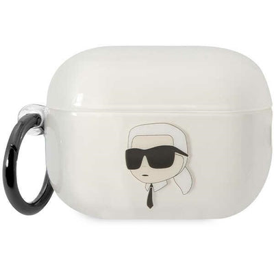 Husa Karl Lagerfeld AirPods Pro 2 Cover Transparent Ikonik Karl Lagerfeld
