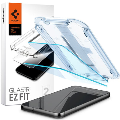 Folie Spigen Glas.tr EZ Fit sticla pentru Samsung Galaxy S23 - 2 Pcs.