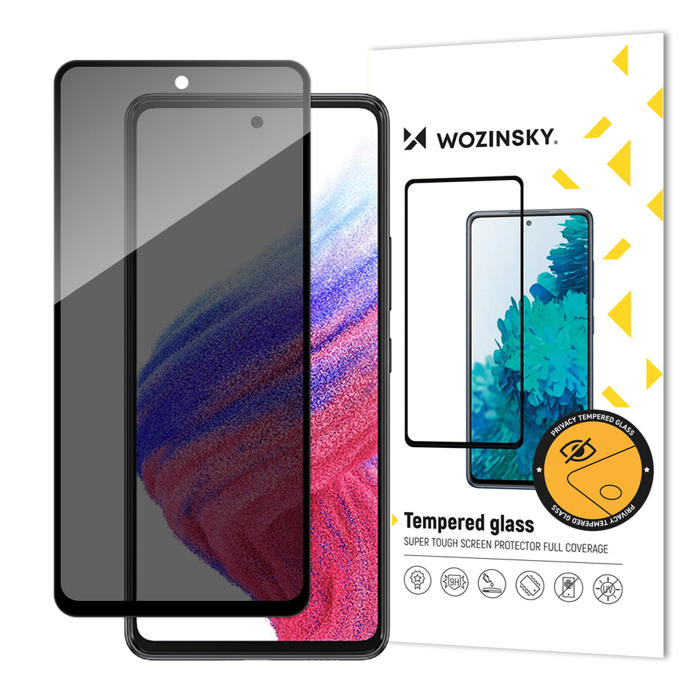 Folie Wozinsky Privacy Glass sticla pentru Samsung Galaxy A53 5G cu Anti Spy Privacy Filter
