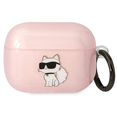 Husa Karl Lagerfeld Klaphnchtcp AirPods Pro Cover Roz/Roz Ikonik Choupette