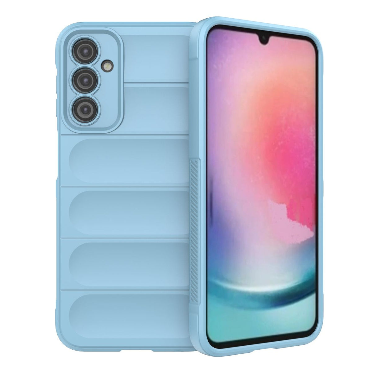 Husa Magic Shield pentru Samsung Galaxy A24 4G Flexible Armored Cover Albastru deschis