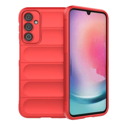 Husa Magic Shield pentru Samsung Galaxy A24 4G Flexible Armored Cover Rosu