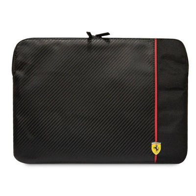 Husa Ferrari Carbon&Smooth pentru A 14" Laptop - Negru