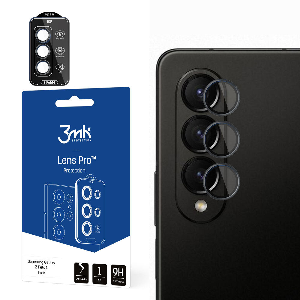 Folie 3mk lentila Protection Pro Camera Husa pentru Samsung Galaxy Z Fold 4 - Negru