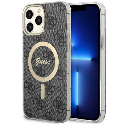 Husa Guess Guhmp13xh4stk iPhone 13 Pro Max 6.7" Negru/Negru Hardcase 4G Magsafe