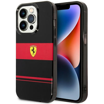 Husa Ferrari iPhone 14 Pro 6.1" Negru/Negru Hardcase IMD Combi Magsafe