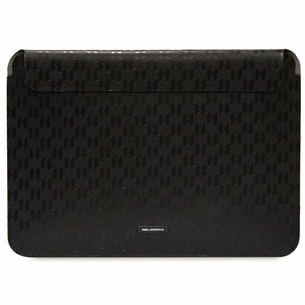 Husa Karl Lagerfeld Saffiano Plaque pentru A 14" Laptop - Negru