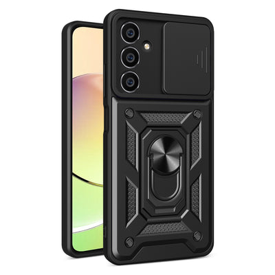 Husa Hybrid Armor Camshield pentru Samsung M54 cu Camera Cover - Negru