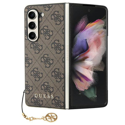 Husa Guess Guhczfd5gf4gbr F946 Z Fold5 Maro/Maro Hardcase 4G Charms Collection