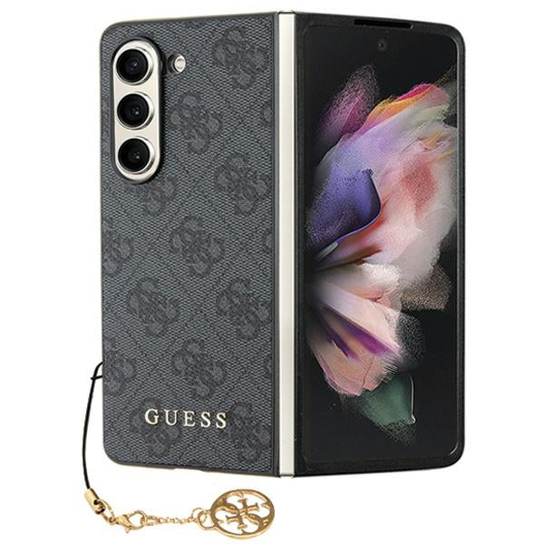 Husa Guess Guhczfd5gf4ggr F946 Z Fold5 Gri/Gri Hardcase 4G Charms Collection