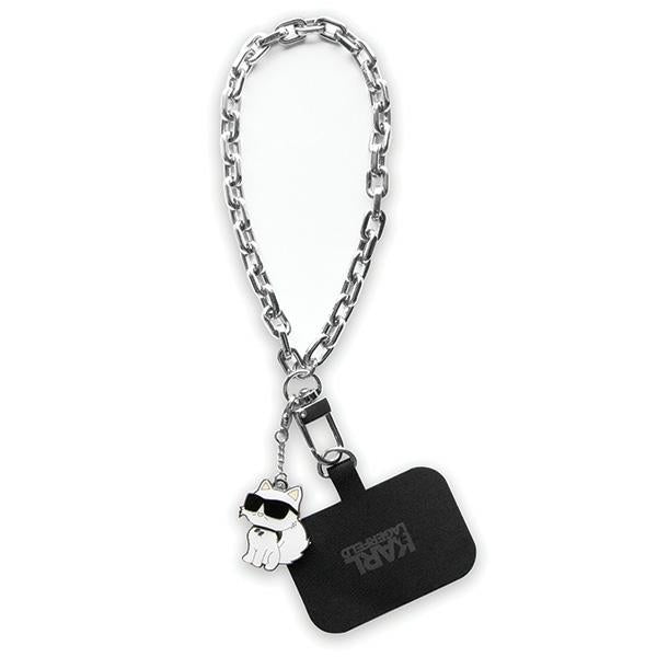 Husa Karl Lagerfeld Kluchcskpk Universal Universal Hand Curea Choupette - Argintiu
