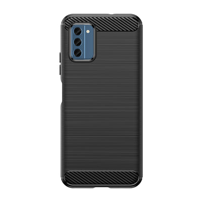 Husa Carbon Silicone pentru Nokia C300 - Negru
