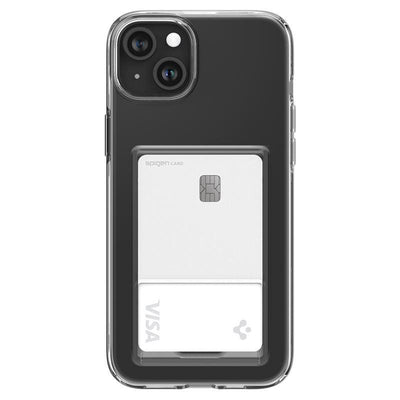 Husa Spigen Crystal Slot pentru iPhone 15 Plus - Transparent