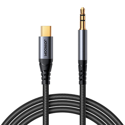 Cablu Joyroom Audio Transfer Series Mini Jack 3.5mm/Usb-c 1.2m - Negru