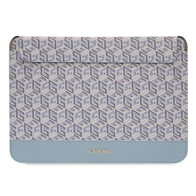 Husa Guess Gcube Stripes pentru A 16" Laptop - Albastru