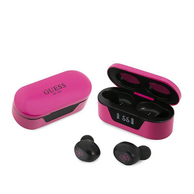 Casti Guess Gutwst31em TWS Bluetooth + Magenta Docking Station