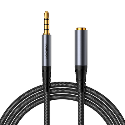 Cablu Joyroom Stereo Audio AUX 3.5 Mm Mini Jack (Male) - Mini Jack (Female) 1.2 M Negru