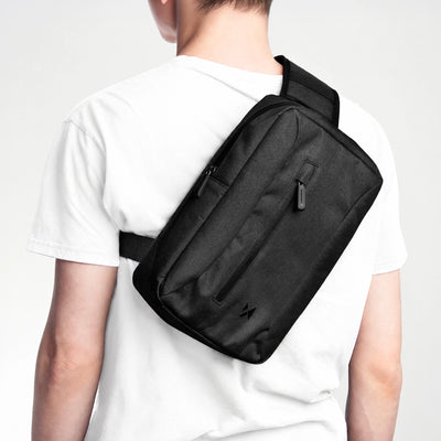 Curea Wozinsky Wsb6gr Scooter Handlebar Sports Bag cu Shoulder 5L - Gri