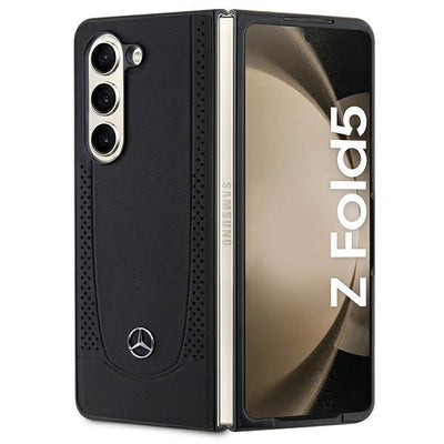 Husa Mercedes Leather Urban pentru Samsung Galaxy Z Fold 5 - Negru