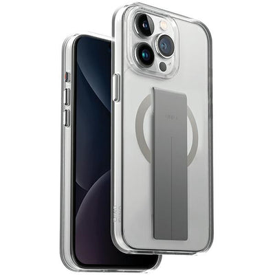 Husa Uniq Heldro Mag Magclick Charging pentru iPhone 15 Pro Max - Transparent