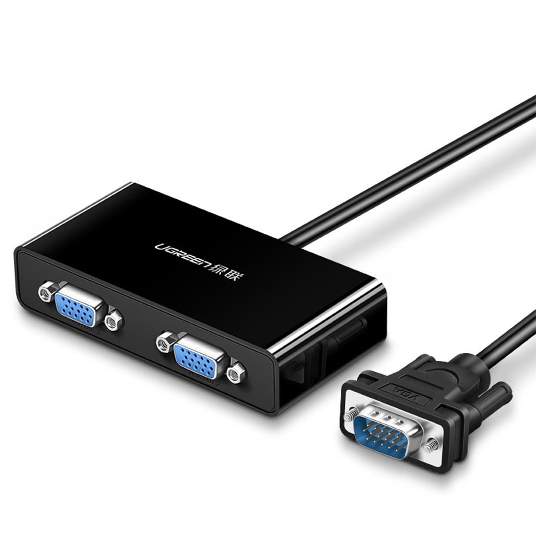Cablu Ugreen 40254 1x2 VGA Splitter 1920x1440 60Hz - Negru