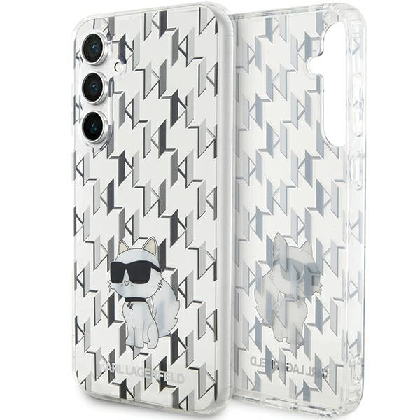 Husa Karl Lagerfeld Klhcs23fehncmklt S23 FE S711 Transparent Hardcase Monogram Choupette
