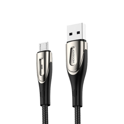Cablu Joyroom Sharp Series S-m411 Usb-a / Micro USB 3A 2m cu Charging Indicator - Negru