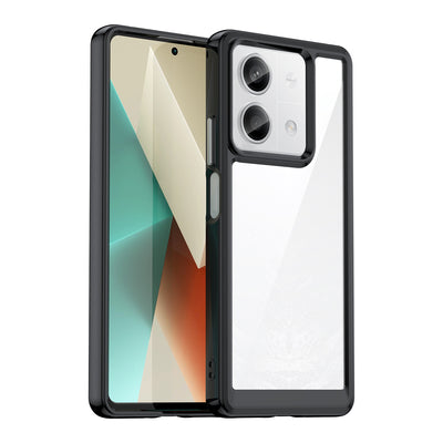 Husa Outer Space cu Gel Frame pentru Xiaomi Redmi Note 13 Pro - Negru