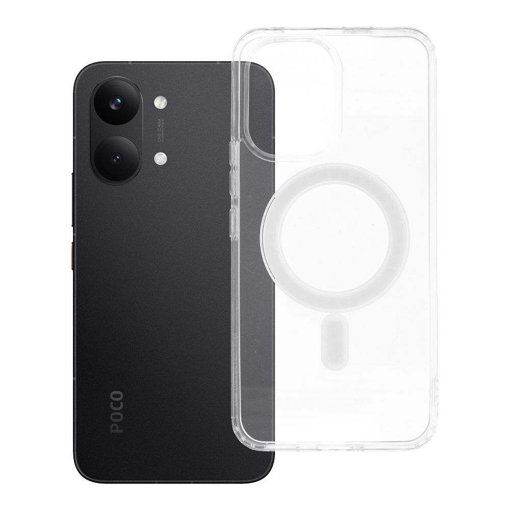 Husa Transparent Mag (MID) pentru Poco X8 Pro Max 5G Compatible Z Magsafe Transparent