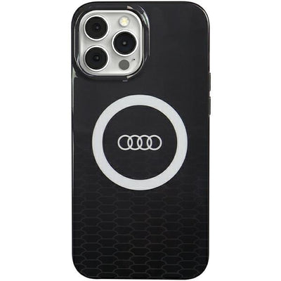 Husa Audi IML Big Logo Magsafe pentru iPhone 13 Pro / 13 - Negru