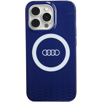 Husa Audi IML Big Logo Magsafe pentru iPhone 13 Pro / 13 - Albastru