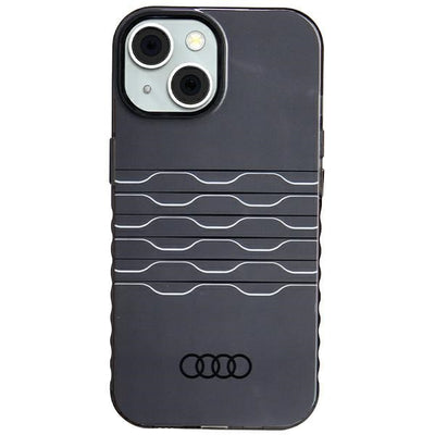 Husa Audi IML Magsafe pentru iPhone 15 / 14 / 13 - Negru