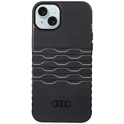 Husa Audi IML Magsafe pentru iPhone 15 Plus / 14 Plus - Negru