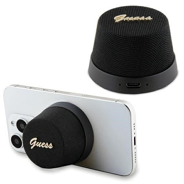 Boxa Guess Magnetic Script Metal Bluetooth - Negru