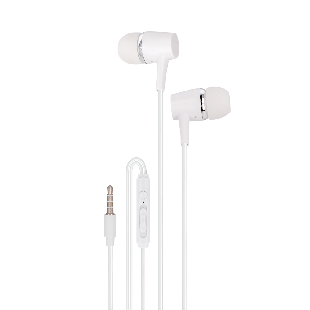 Casti Maxlife Wired Jack 3,5mm Alb