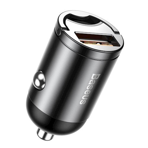 Încărcător auto Baseus Tiny Star Mini QC 3.0 30W 1x USB gri