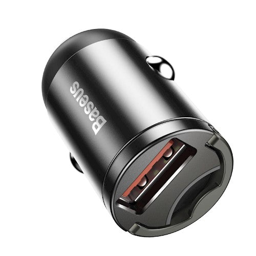 Încărcător auto Baseus Tiny Star Mini QC 3.0 30W 1x USB gri
