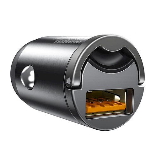 Încărcător auto Baseus Tiny Star Mini QC 3.0 30W 1x USB gri