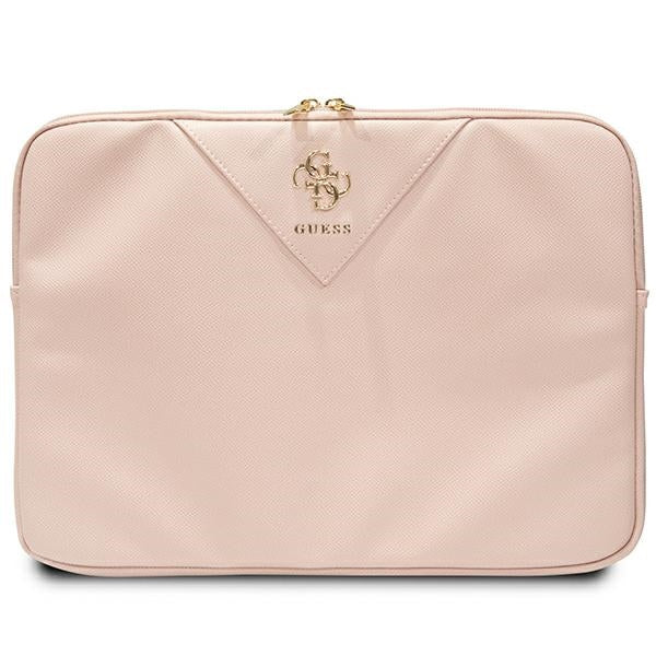 Husa laptop Guess Triangle 4G Cover pentru A 14" Laptop - Roz
